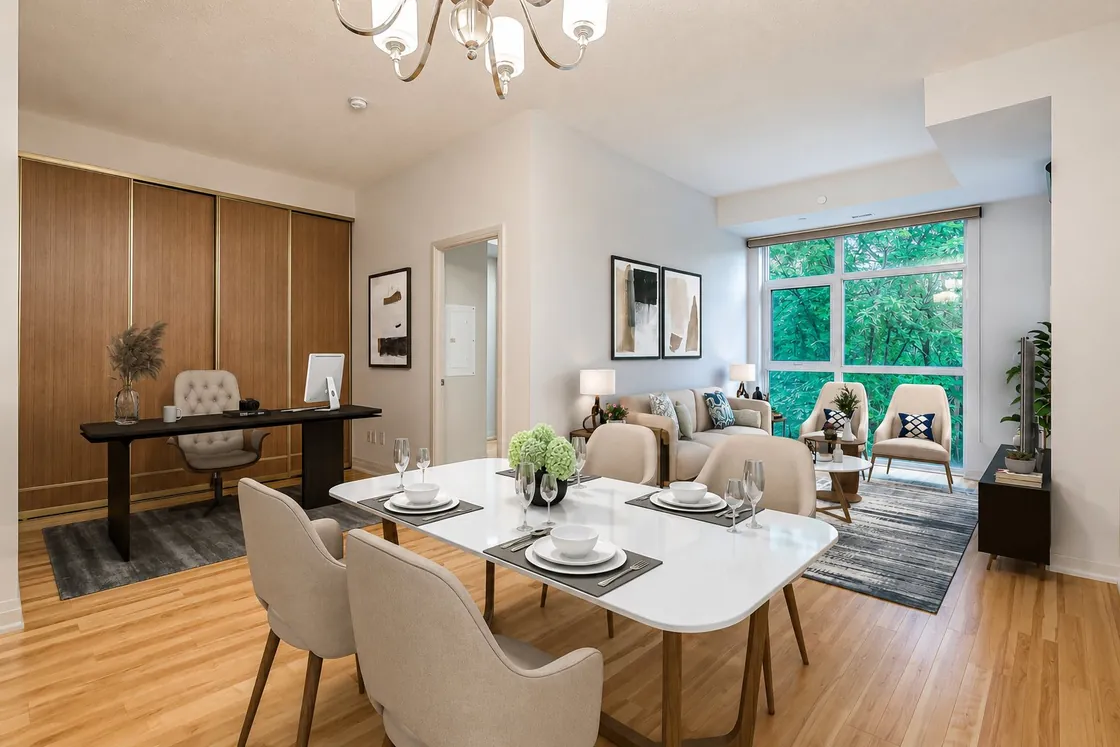 Professionally prepared real estate interior